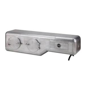 Stylish Aluminum TV Stand by Acme Furniture