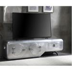 Stylish Aluminum TV Stand by Acme Furniture
