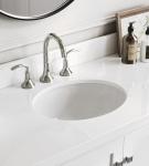 Ariel 61" White Bathroom Vanity with Quartz Top