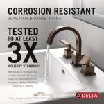 Delta Vero Widespread Bathroom Faucet in Bronze