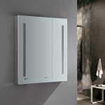 30" Bathroom Medicine Cabinet with LED Lighting