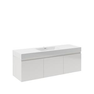 Fresca Mezzo 60" Modern Wall-Mounted Bathroom Cabinet