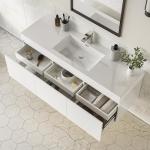 Fresca Mezzo 60" Modern Wall-Mounted Bathroom Cabinet
