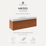 Fresca Mezzo 60" Modern Wall-Mounted Bathroom Cabinet
