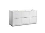 Fresca Valencia 60" Modern White Bathroom Cabinet