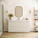 Fresca Valencia 60" Modern White Bathroom Cabinet