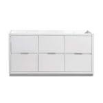 Fresca Valencia Gray Oak 60" Bathroom Cabinet