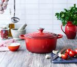 Le Creuset 4.5 qt Cerise Dutch Oven