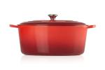 Le Creuset 40cm Oval Enamel Dutch Oven, Cerise
