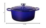 Le Creuset Indigo 5.5 qt Round Dutch Oven