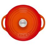 Le Creuset Flame Cast Iron Shallow Oven, 2.75 Qt