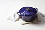 Le Creuset Indigo 5.5 qt Round Dutch Oven