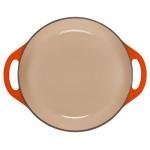Le Creuset Flame Cast Iron Shallow Oven, 2.75 Qt