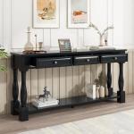 Merax 64-inch Console Table with 3 Drawers