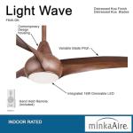 Light Wave 44-inch Ceiling Fan with Remote Control