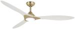 MINKA-AIRE Ceiling Fan in Soft Brass and White