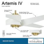 Minka-Aire Artemis IV 64" Ceiling Fan with LED Light