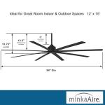 Minka-Aire Xtreme H2O 84 Inch Outdoor Fan