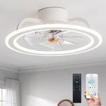 22 Inch Modern LED Ceiling Fan with Remote