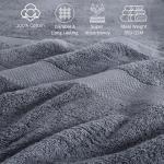 24-Piece Cotton Bath Towel Set in Cool Grey