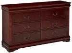 5-Piece Queen Sleigh Bedroom Set in Cherry