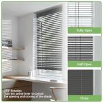 Custom Fruit Green Cordless Mini Blinds, 59" x 48
