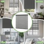 Custom Fruit Green Cordless Mini Blinds, 59" x 48