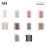 Set of 4 Black and Natural Linen Placemats