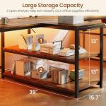 SEDETA 94.5" Dual Home Office Desk with Storage