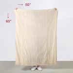 Champagne Lattice Heated Sherpa Throw Blanket