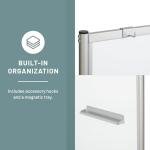 Double-Sided Magnetic Dry Erase Board with Wheels