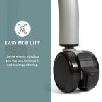 Double-Sided Magnetic Dry Erase Board with Wheels