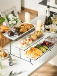 3-Tier Serving Stand with Porcelain Platters