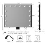 Modern Makeup Vanity Desk Set with Drawers