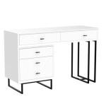 Modern Makeup Vanity Desk Set with Drawers