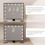 Modern Makeup Vanity Desk Set with Drawers