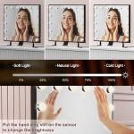 Modern Makeup Vanity Desk Set with Drawers