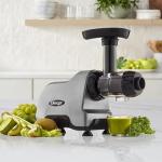 Omega CNC80S Compact Slow Juicer in Silver