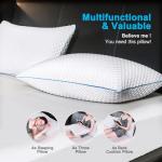 King Size Shredded Memory Foam Pillows Set 2