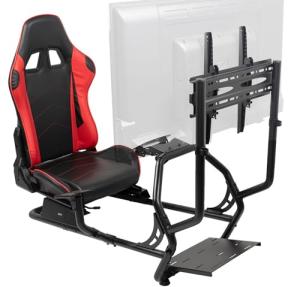 VIVO Racing Simulator Cockpit with Wheel Stand