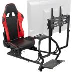 VIVO Racing Simulator Cockpit with Wheel Stand