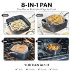 20-Piece Nonstick Cookware Set with Cool Handles