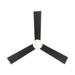 WAC Smart Fans San Francisco 52in Matte Black Ceiling Fan