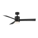 WAC Smart Fans San Francisco 52in Matte Black Ceiling Fan