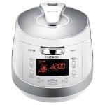 White Induction Heating Pressure Rice Cooker 6-Cup