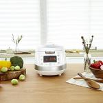 White Induction Heating Pressure Rice Cooker 6-Cup