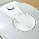 White Induction Heating Pressure Rice Cooker 6-Cup