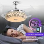 Bluetooth Ceiling Fan with Speaker and Light