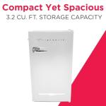 Frigidaire 3.2 Cu Ft Retro Bar Fridge