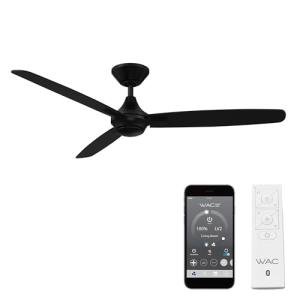 Blitzen 54in Matte Black Ceiling Fan with Remote